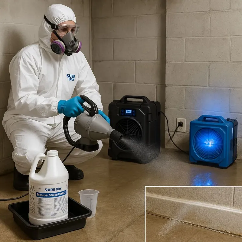 Sanitization and Odor Removal process in Pinehurst, TX