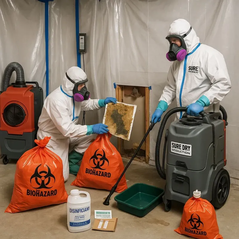 Contaminated Water Handling Protocols process in Pinehurst, TX
