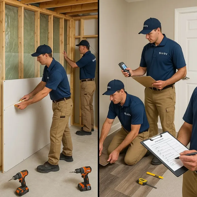 Repairs and Reconstruction process in Pinehurst, TX