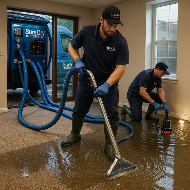 Water Extraction and Removal process in Pinehurst, TX